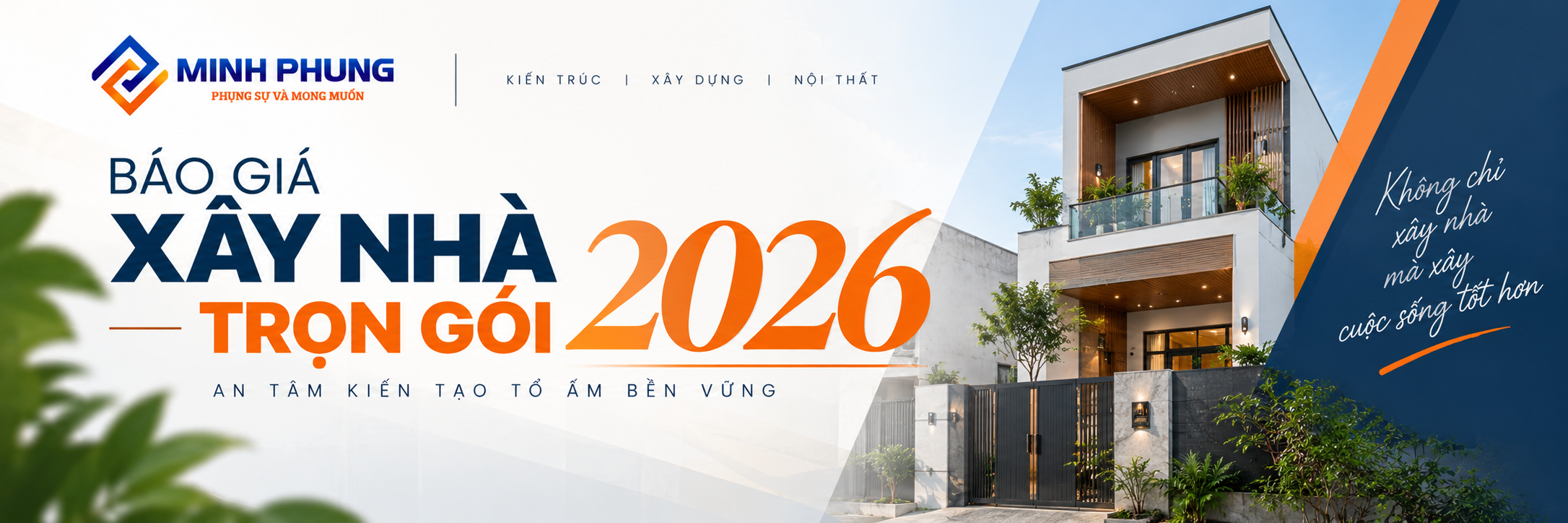 Báo giá xây nhà trọn gói