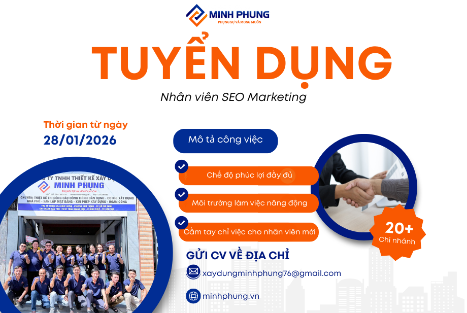 THÔNG BÁO TUYỂN DỤNG – NHÂN VIÊN MARKETING (VIẾT NỘI DUNG WEBSITE)