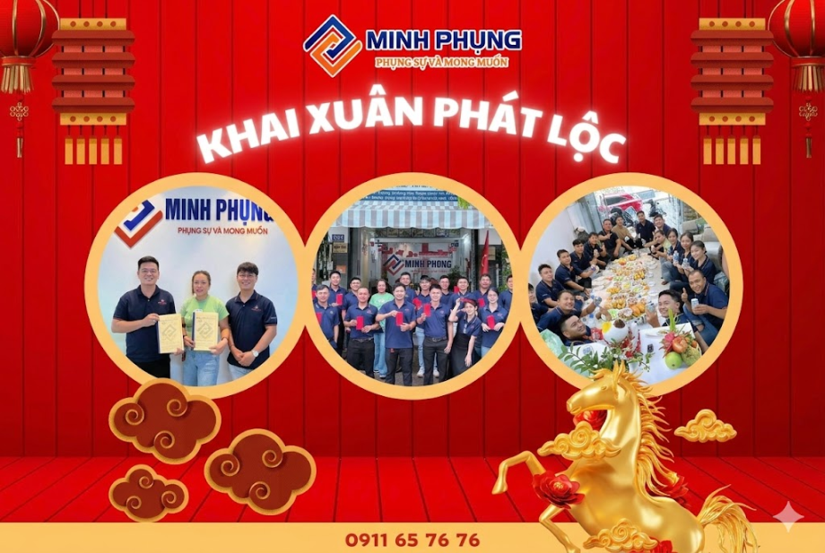 Khai Trương 2026 Công Ty Xây Dựng Minh Phụng | Ký Hợp Đồng Ngay Mùng 10 Tết