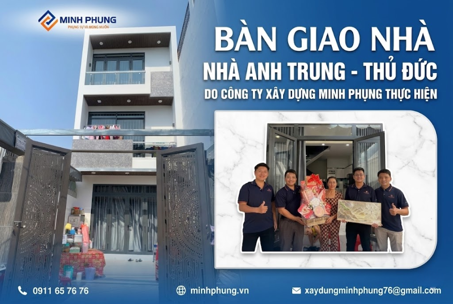 Báo Giá Xây Nhà Thủ Đức 2026 – Công Ty Xây Dựng Uy Tín, Bàn Giao Đúng Hẹn