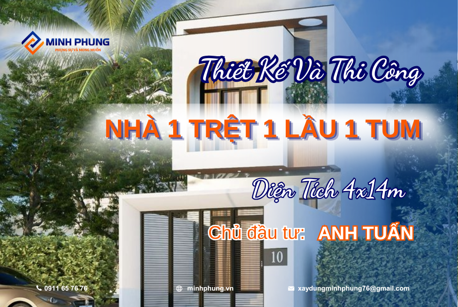 (Đã hoàn thành) DỰ ÁN THI CÔNG XÂY DỰNG NHÀ TRỌN GÓI ANH TUẤN QUẬN 12