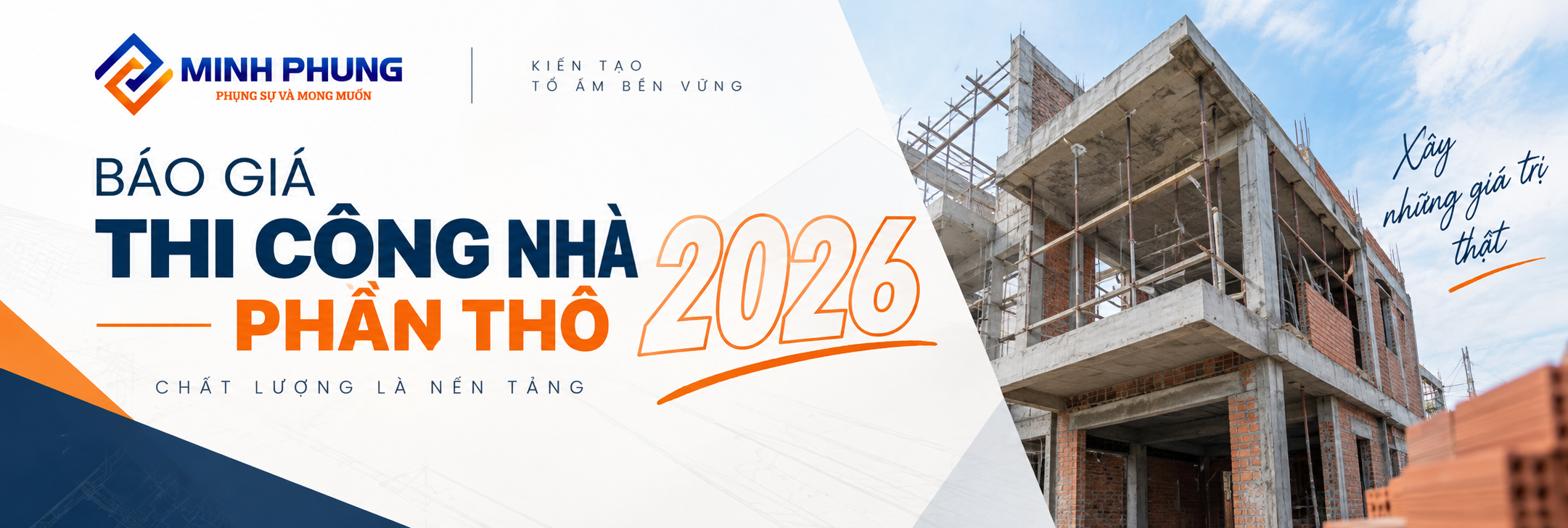 Báo giá thi công phần thô